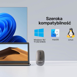 Unitek Bezprzewodowa mysz optyczna biurowa 2.4GHz | PartsPC.pl