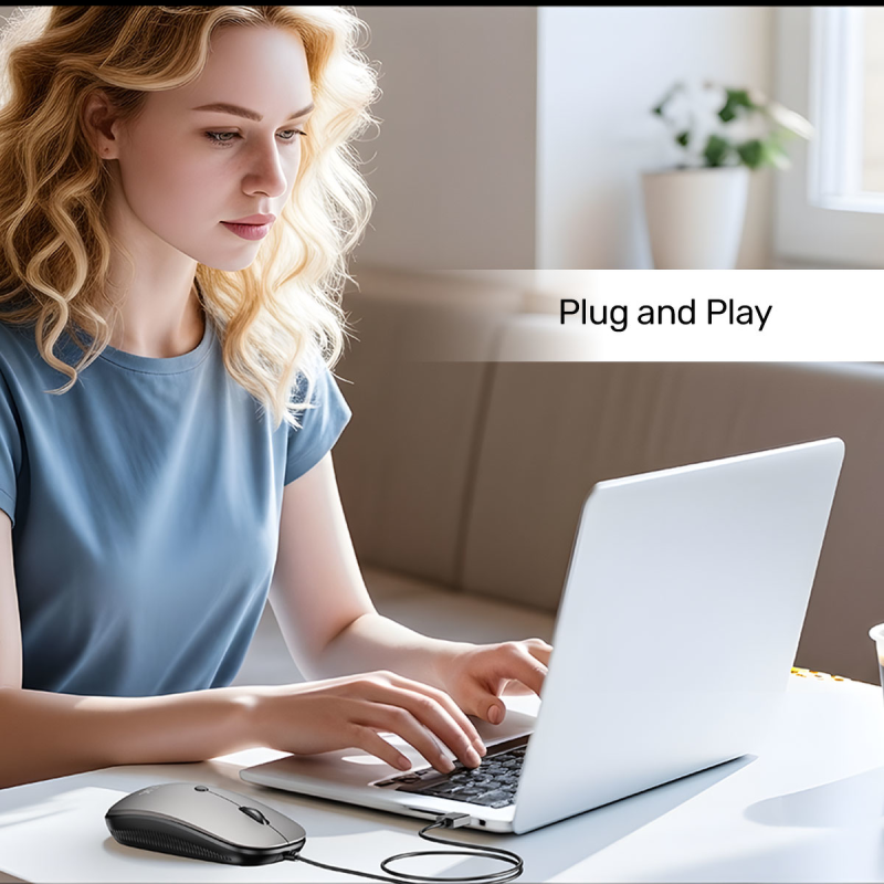 Unitek Przewodowa mysz optyczna biurowa SlimTrack 1600... | PartsPC.pl