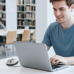 Unitek Przewodowa mysz optyczna biurowa SlimTrack 1600... | PartsPC.pl