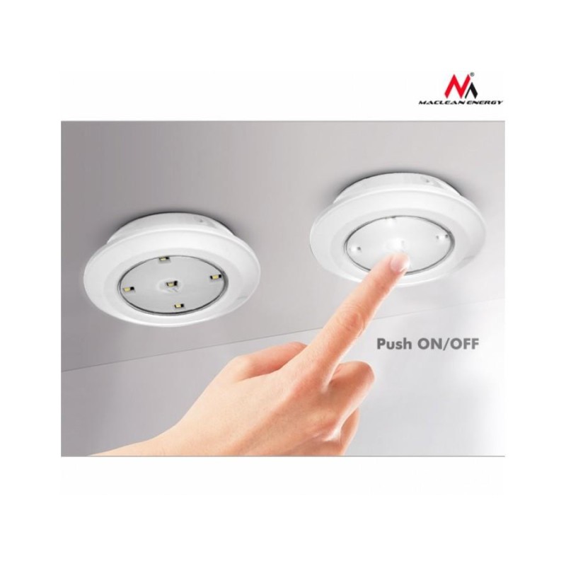 Zestaw 6 lamp LED Maclean MCE165 z pilotem na baterie 3xAAA