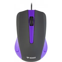 YENKEE Mysz przewodowa USB, 3 przyciski, gumowana | PartsPC.pl