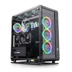 Thermaltake Obudowa - Core P6 Tempered Glass - Czarna | PartsPC.pl
