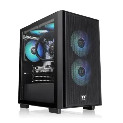 Thermaltake Obudowa - Versa H16 TG - Black | PartsPC.pl