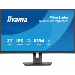 IIYAMA Monitor 32 cale XUB3297QSNP-B1 IPS,QHD,USB-C DOCK | PartsPC.pl