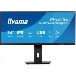 IIYAMA Monitor ProLite 34 cale XUB3493WQSU-B6 | PartsPC.pl