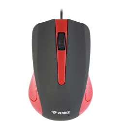 YENKEE Mysz przewodowa USB 3 przyciski, gumowana | PartsPC.pl