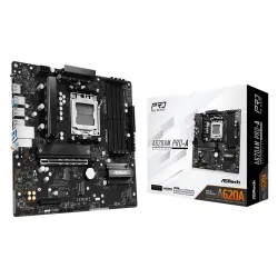 ASRock Płyta główna A620AM PRO-A AM5 4DDR5 HDMI M.2 mATX | PartsPC.pl