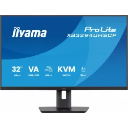 IIYAMA Monitor 31.5 cala XB3294UHSCP-B1.4K,VA,2xHDMI,DP,U | PartsPC.pl