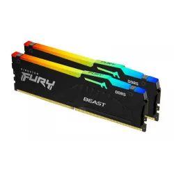 Kingston Pamięć DDR5 Fury Beast RGB 32GB(2*16GB)/5600 | PartsPC.pl