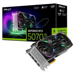 PNY Karta graficzna GeForce RTX5070Ti OC 3F ARGB 16GB... | PartsPC.pl